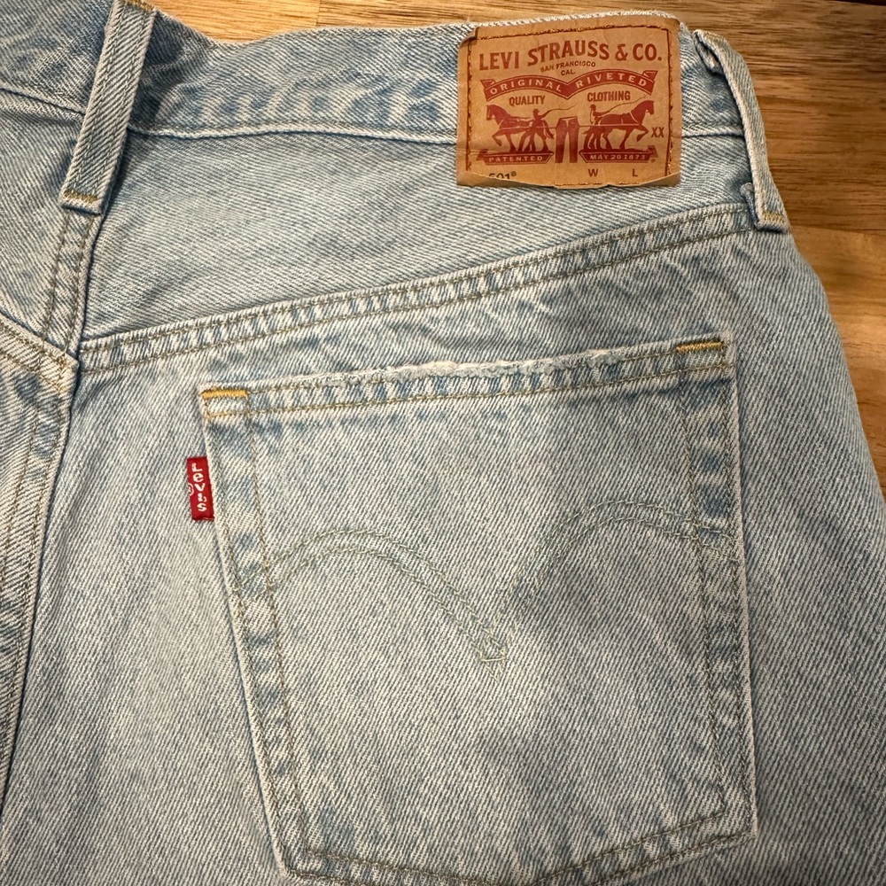 Levi's Women’s Light Blue Jean Short